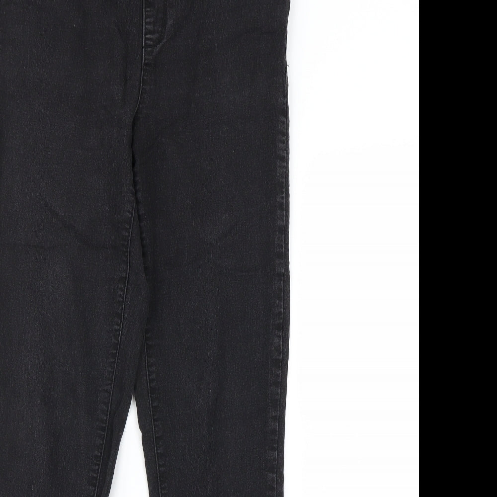 denim&co Womens Black   Jegging Jeans Size 14 L28 in