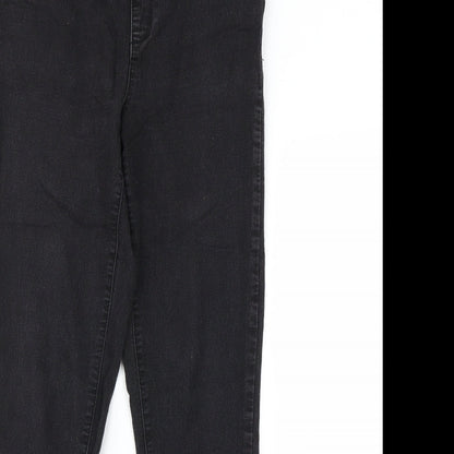 denim&co Womens Black   Jegging Jeans Size 14 L28 in