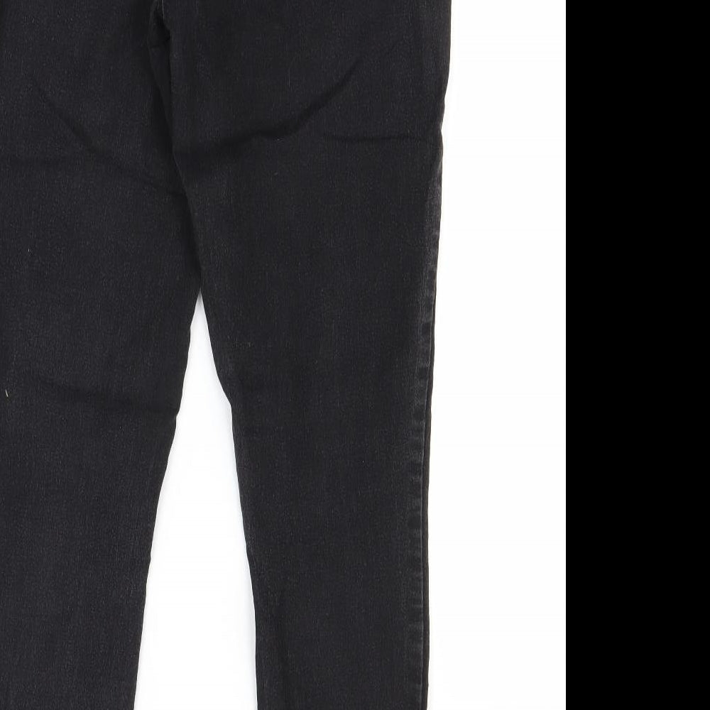 denim&co Womens Black   Jegging Jeans Size 14 L28 in