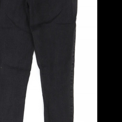 denim&co Womens Black   Jegging Jeans Size 14 L28 in