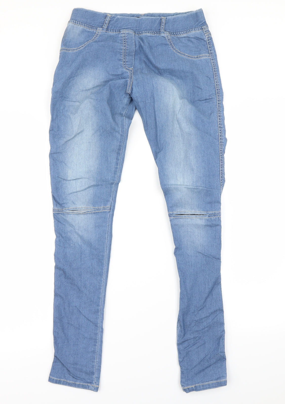 zente Womens Blue   Skinny Jeans Size M L29 in