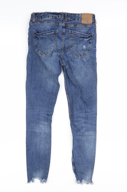 Womens UK Size 28 in FB Sister Regular Fit Skinny Blue Jeans
