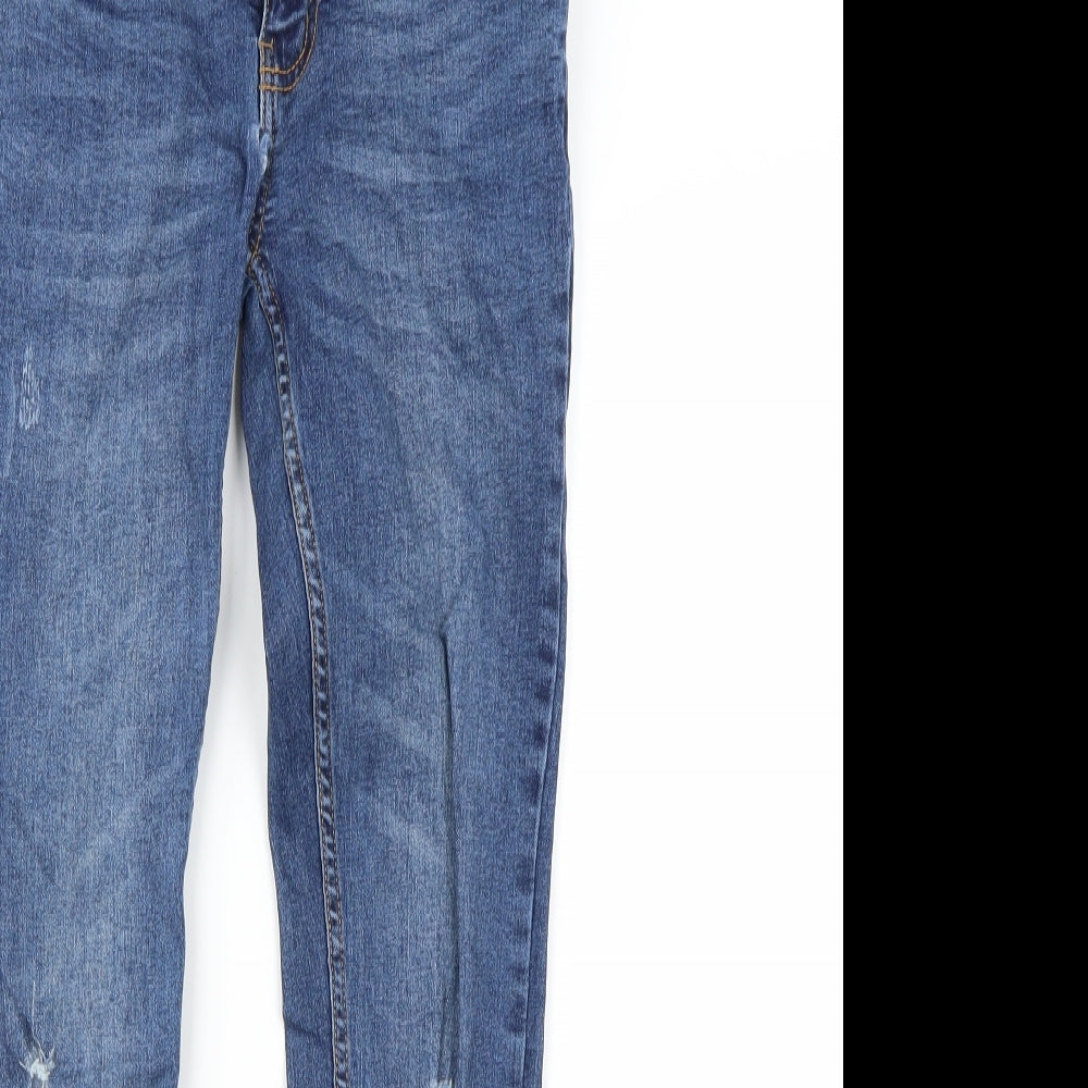 Womens UK Size 28 in FB Sister Regular Fit Skinny Blue Jeans
