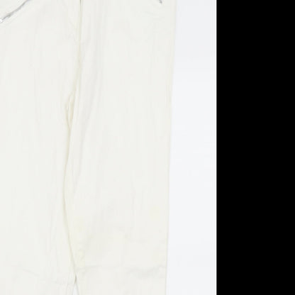 George Womens White   Skinny Jeans Size 12 L28.5 in