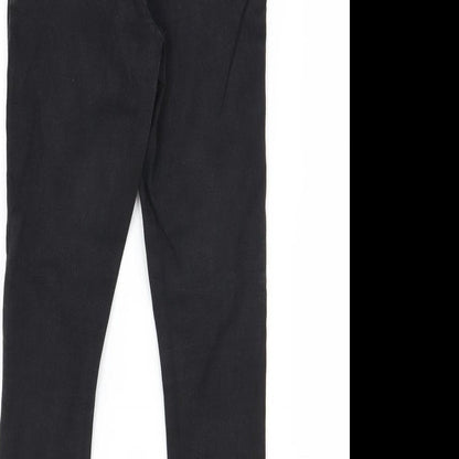 denim&co Womens Black   Skinny Jeans Size 12 L28.5 in