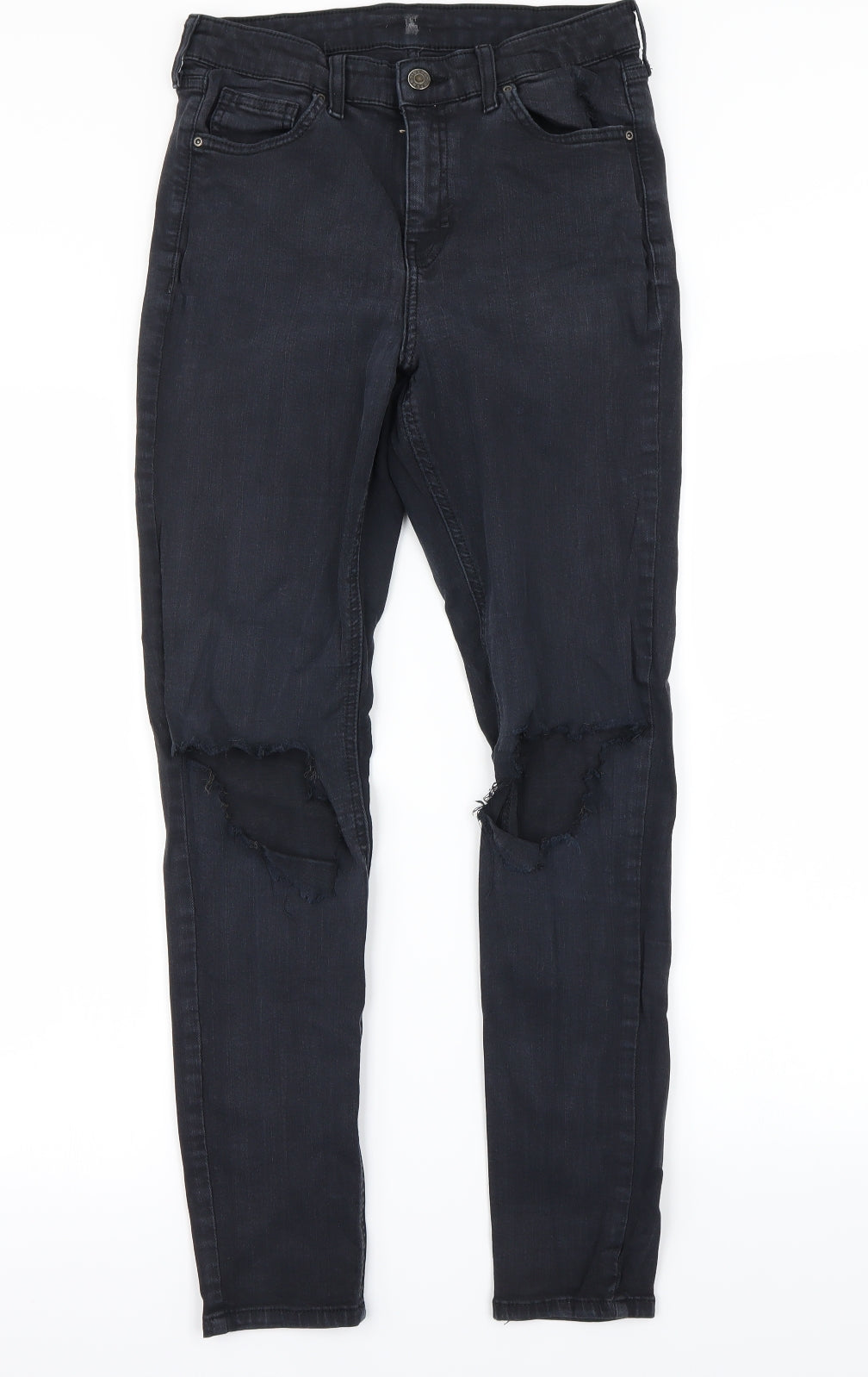 Topshop Womens Blue   Skinny Jeans Size 30 in L30.5 in