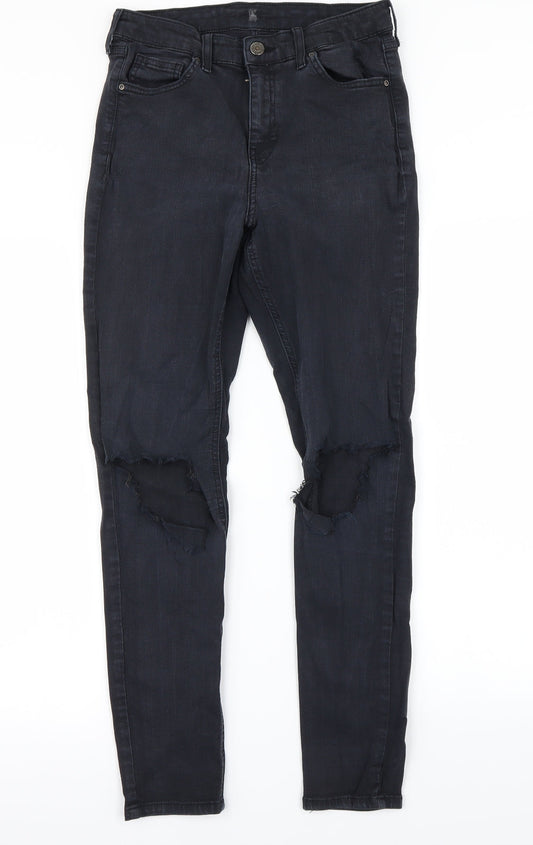 Topshop Womens Blue   Skinny Jeans Size 30 in L30.5 in