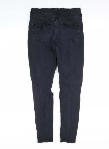 Topshop Womens Blue   Skinny Jeans Size 30 in L30.5 in