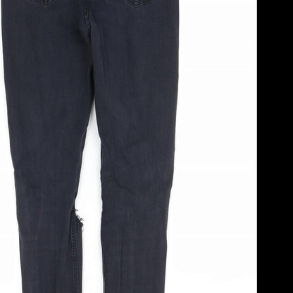 Topshop Womens Blue   Skinny Jeans Size 30 in L30.5 in