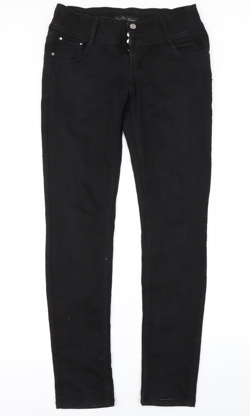 Womens UK Size 32 in Yazz Collection Regular Fit Skinny Black Jeans