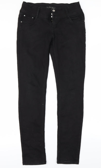 Womens UK Size 32 in Yazz Collection Regular Fit Skinny Black Jeans