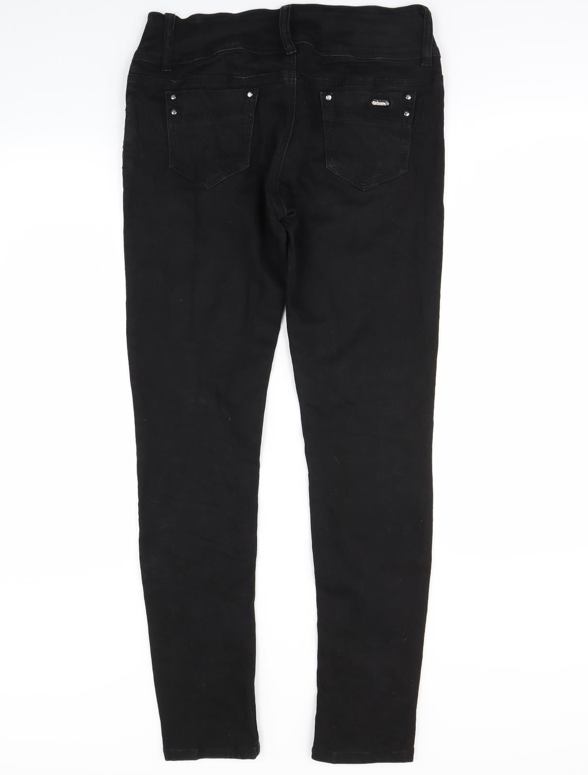 Womens UK Size 32 in Yazz Collection Regular Fit Skinny Black Jeans
