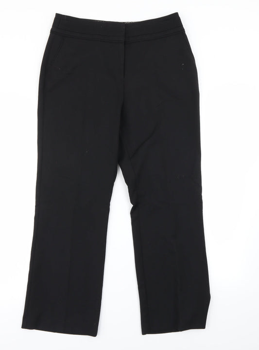 bm Collection Womens Black   Dress Pants Trousers Size 10 L28 in