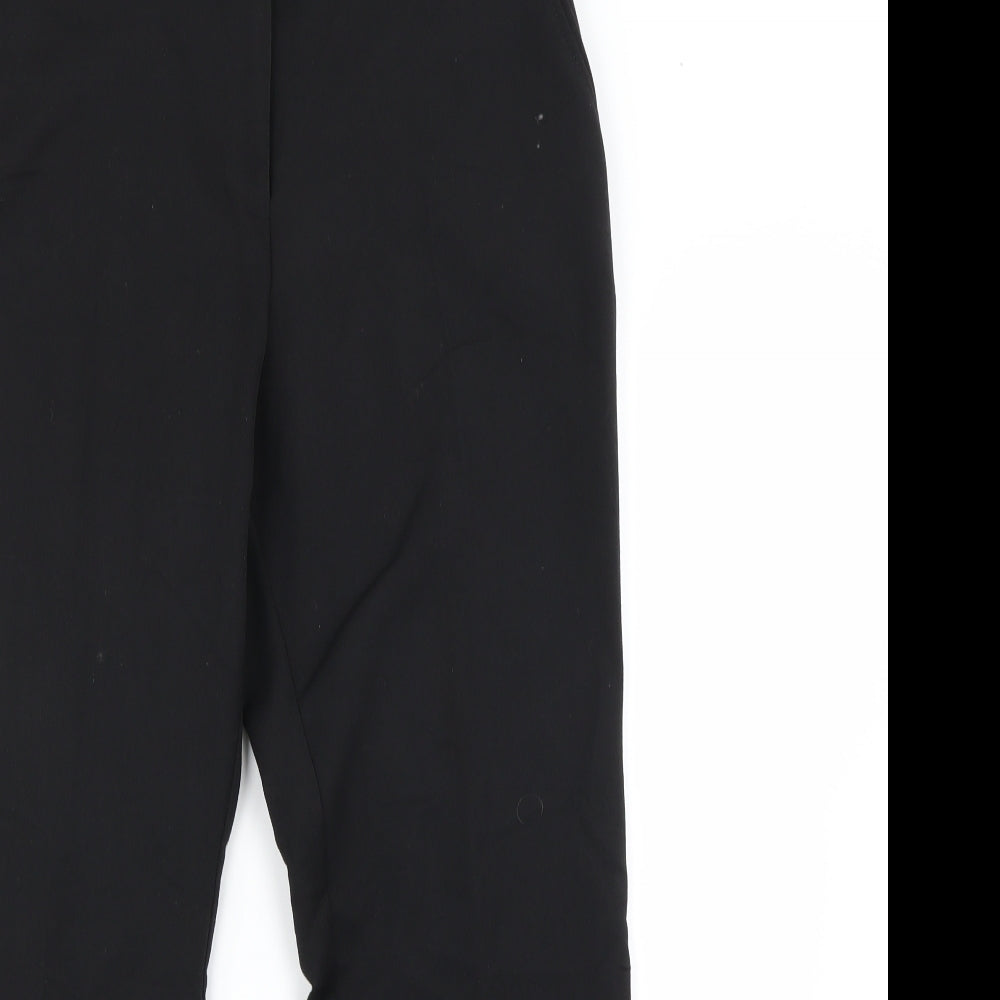 Womens UK Size 10 bm Collection Regular Fit Dress Pants Black Trousers