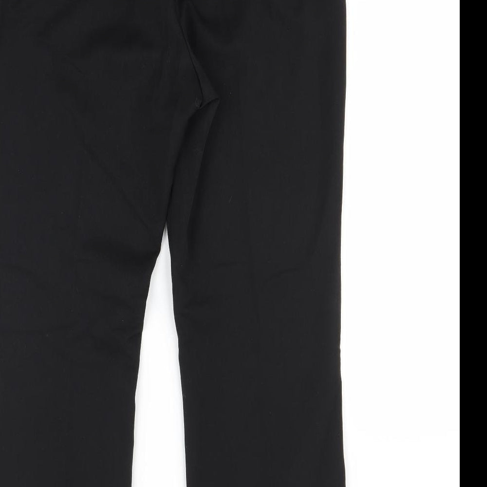Womens UK Size 10 bm Collection Regular Fit Dress Pants Black Trousers