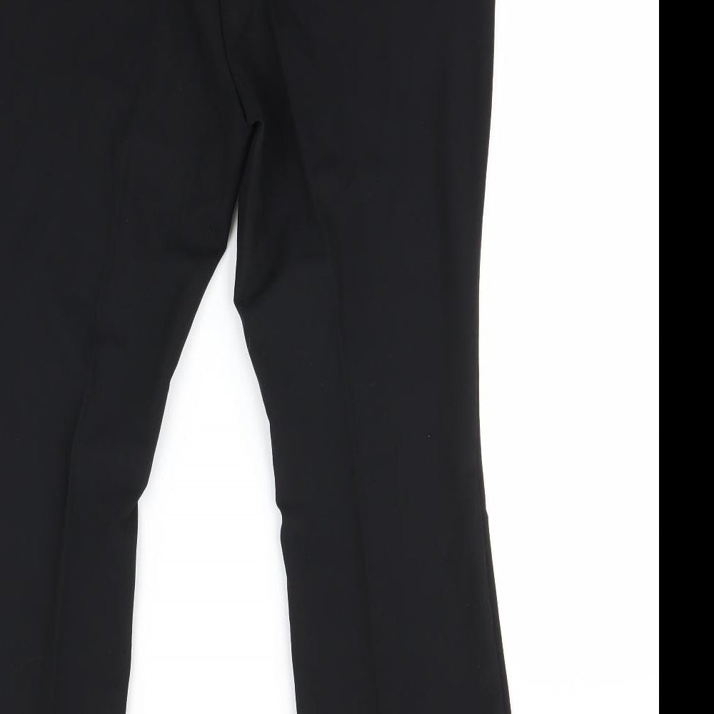 Womens UK Size 12 NEXT Regular Fit Dress Pants Black Trousers