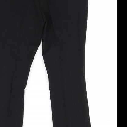 Womens UK Size 12 NEXT Regular Fit Dress Pants Black Trousers