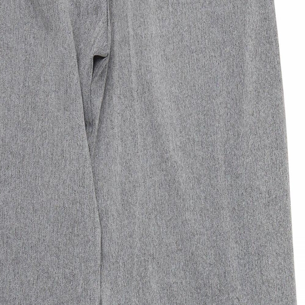 Womens UK Size 12 Next Regular Fit Dress Pants Grey Trousers
