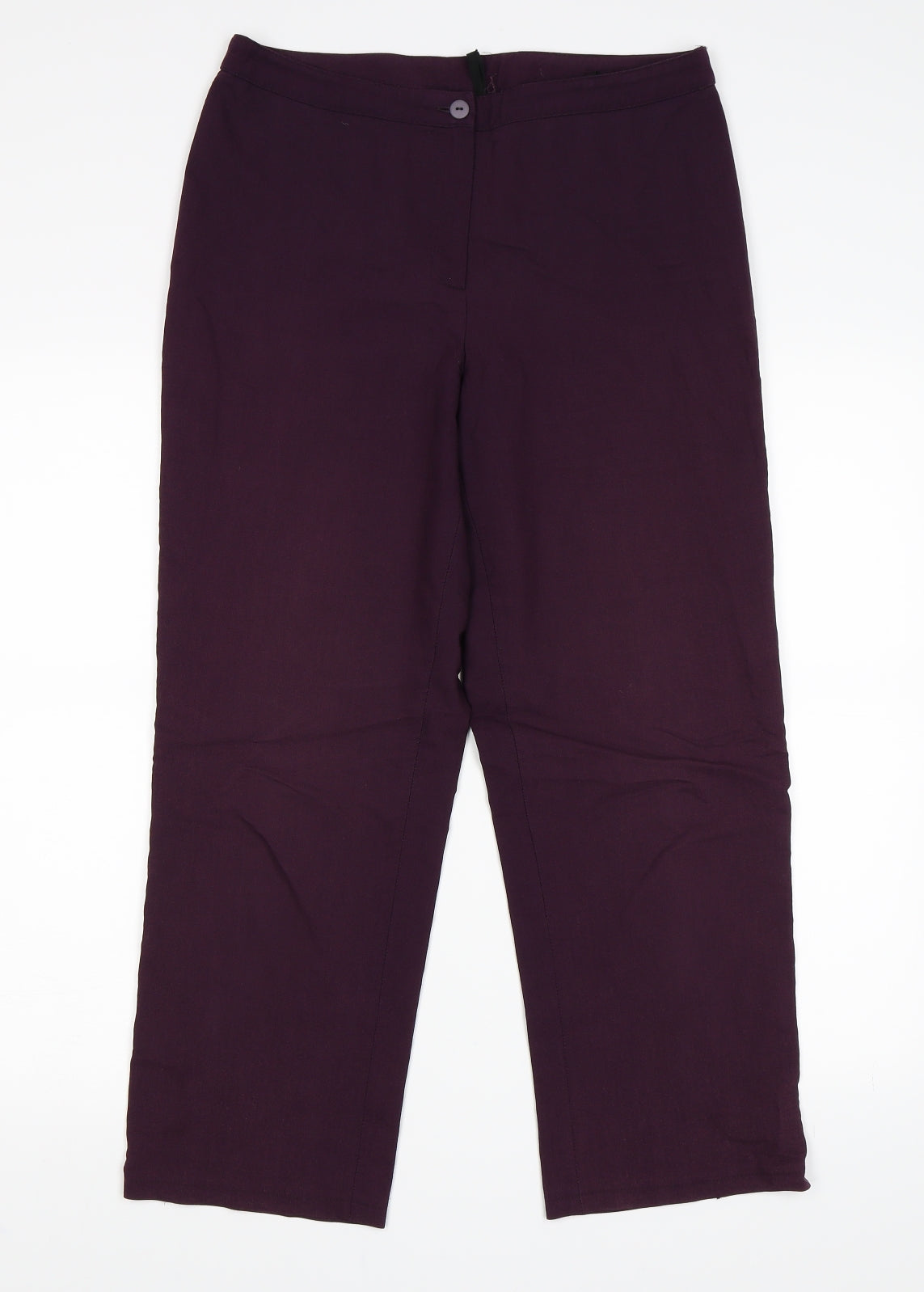 Womens UK Size 30 in Preworn Regular Fit  Purple Trousers