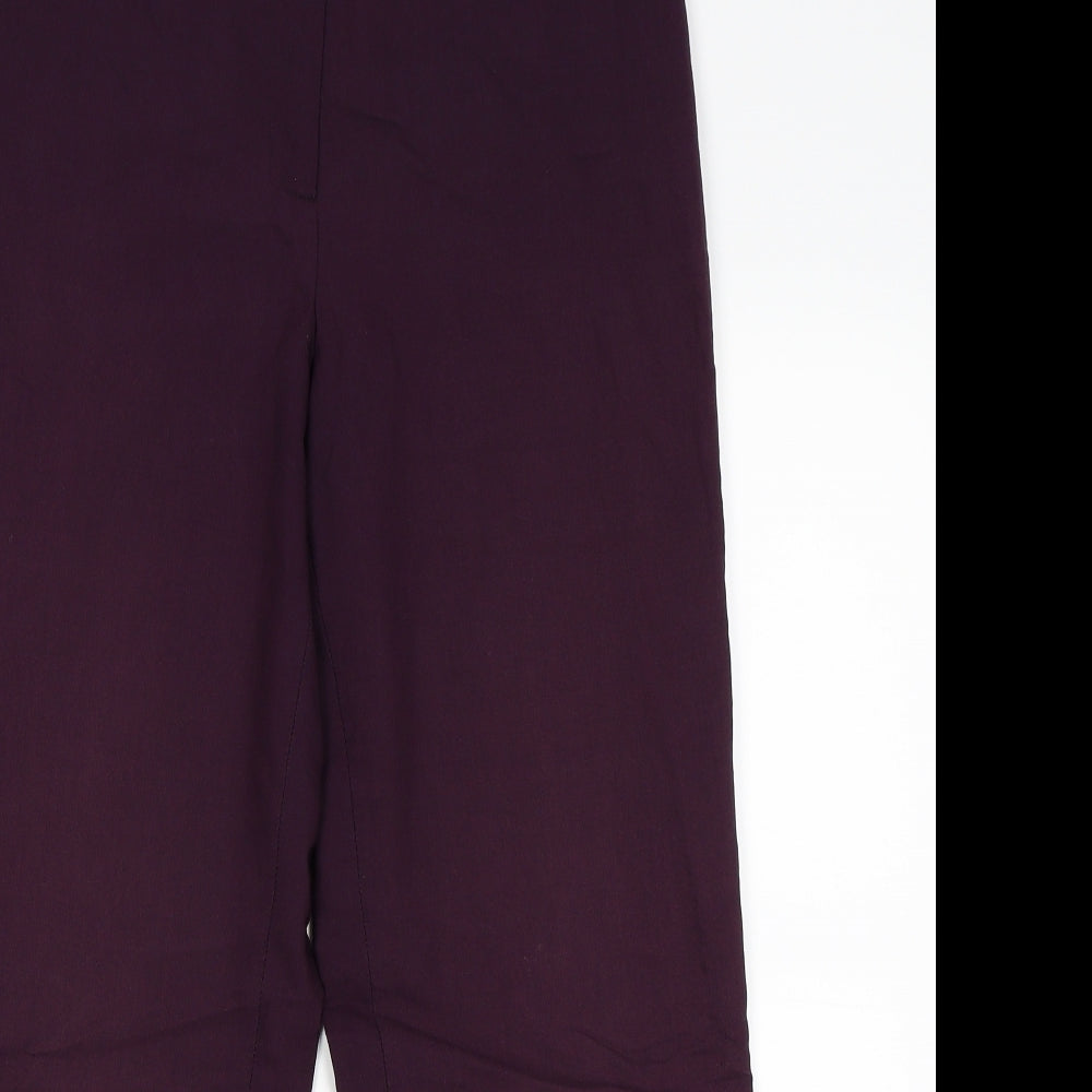 Womens UK Size 30 in Preworn Regular Fit  Purple Trousers