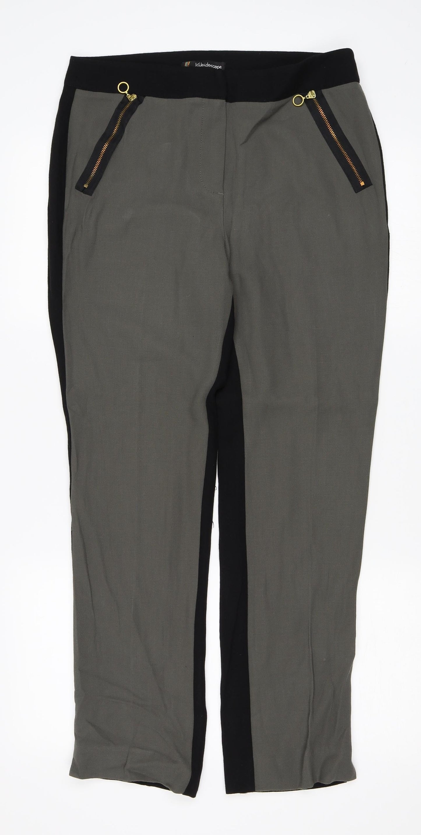 Kaleidoscope Womens Green   Trousers  Size 12 L25 in