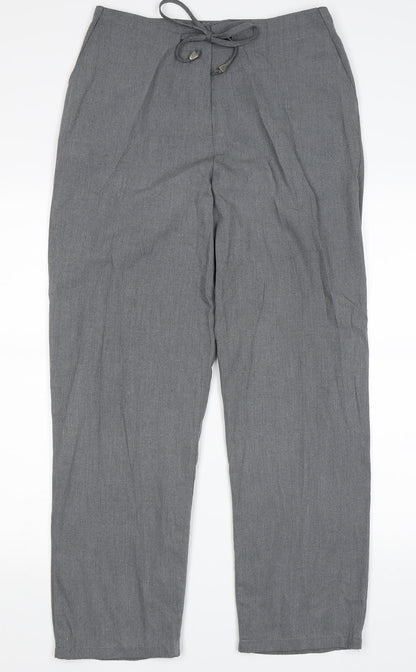 O Zone Womens Grey   Trousers  Size 14 L29 in