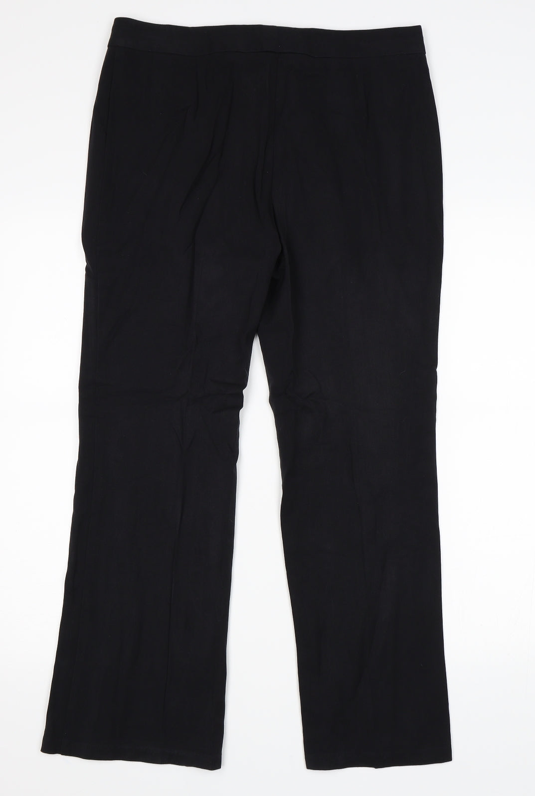 Womens UK Size 12 Marks and Spencer Regular Fit  Black Trousers