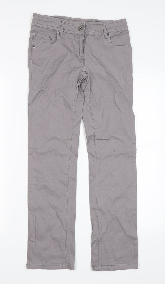 Here & There Womens Grey   Straight Jeans Size 28 in L28 in