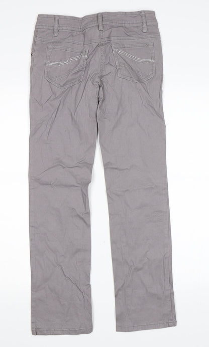 Here & There Womens Grey   Straight Jeans Size 28 in L28 in