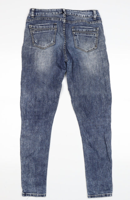 Miss Grace Womens Blue   Skinny Jeans Size 30 in L29 in