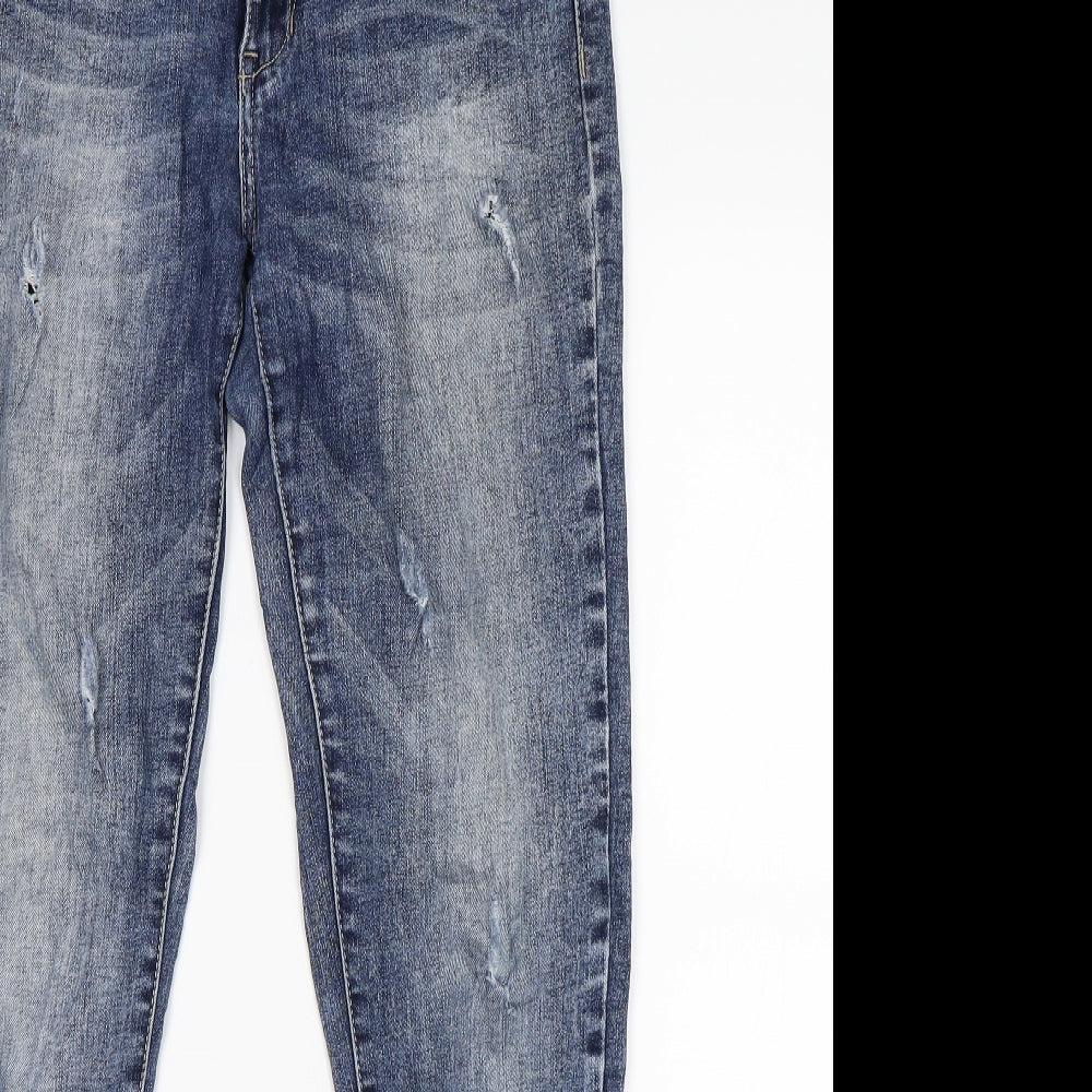 Miss Grace Womens Blue   Skinny Jeans Size 30 in L29 in