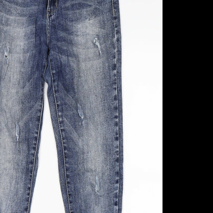 Miss Grace Womens Blue   Skinny Jeans Size 30 in L29 in