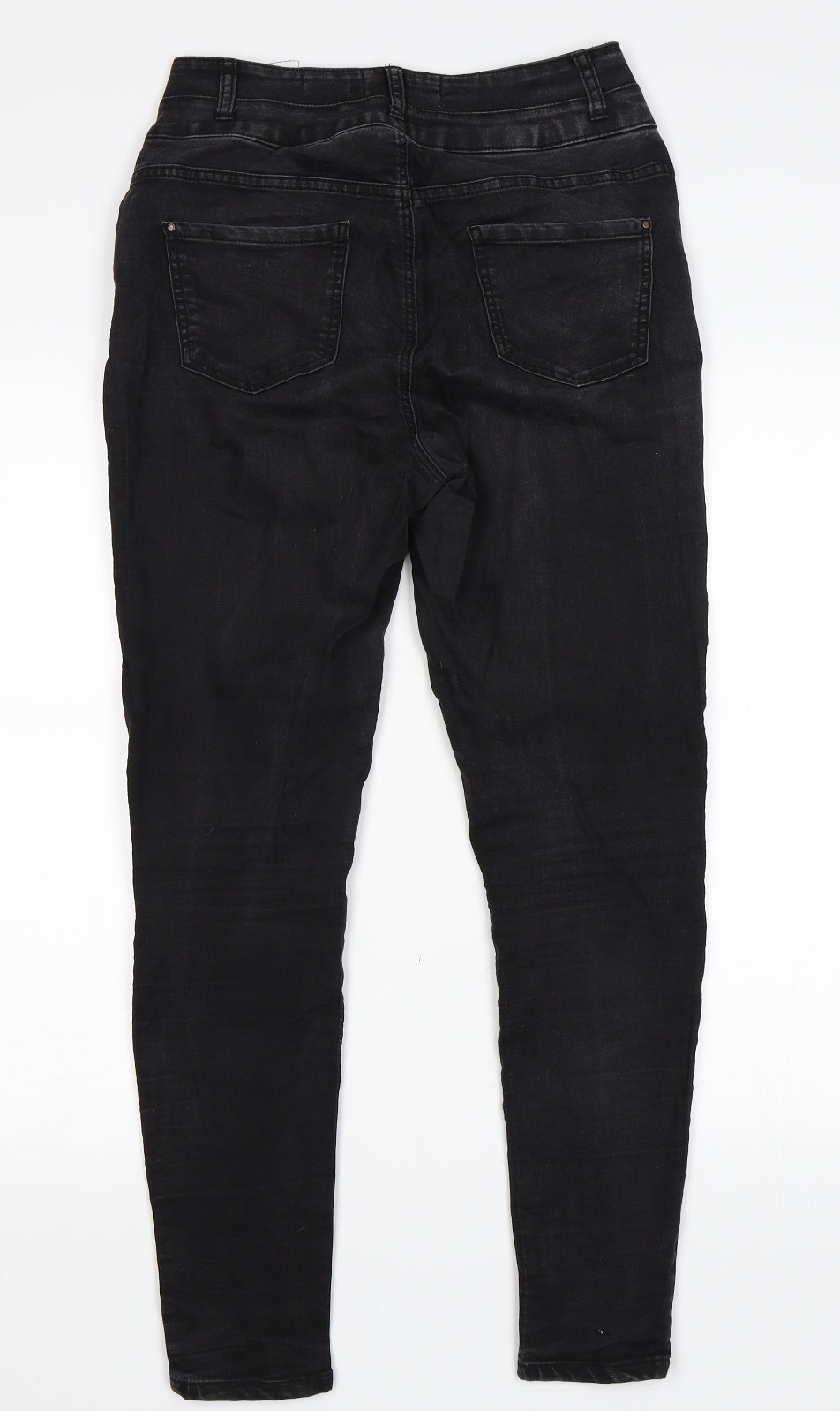 Womens UK Size 12 Newlook Regular Fit Skinny Black Jeans