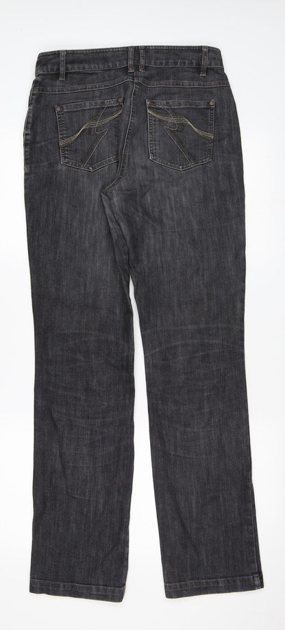 Adagio Womens Black   Straight Jeans Size 30 in L32 in
