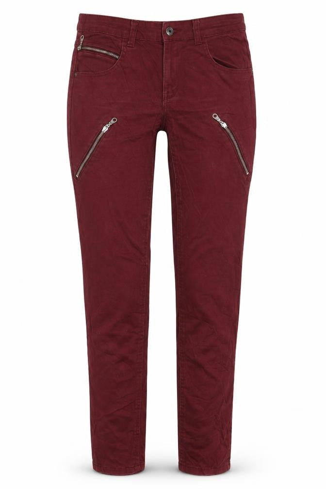 Womens UK Size 34 in Gina Tricot Regular Fit Skinny Red Jeans