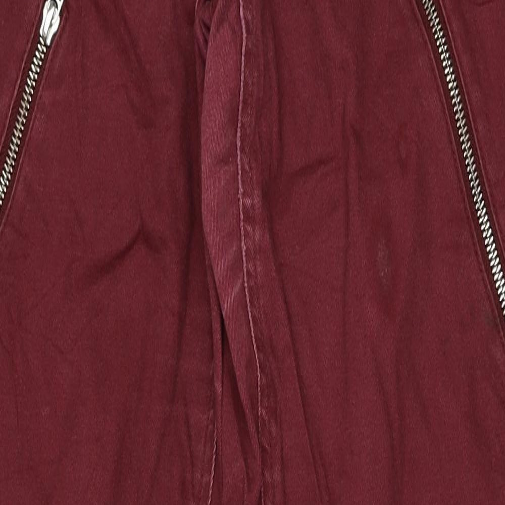 Womens UK Size 34 in Gina Tricot Regular Fit Skinny Red Jeans