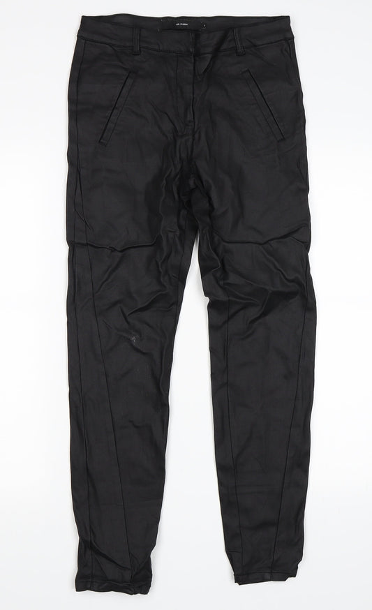 Vera Moda Womens Black   Skinny Jeans Size S L27 in - Wet look