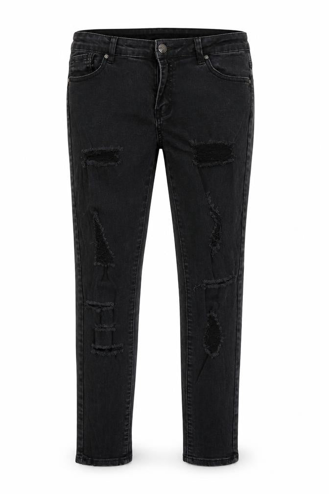 Womens UK Size 14 The Rockin Rev Regular Fit Skinny Black Jeans
