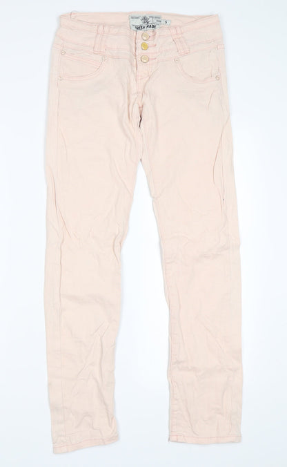 Fresh Made Womens Pink   Skinny Jeans Size S L28 in