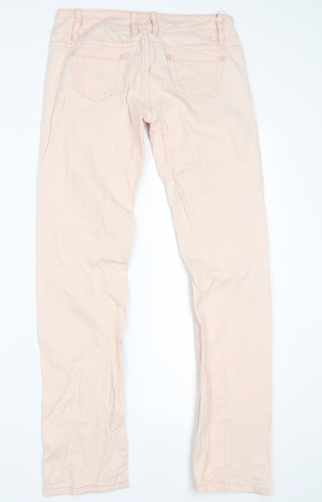 Fresh Made Womens Pink   Skinny Jeans Size S L28 in