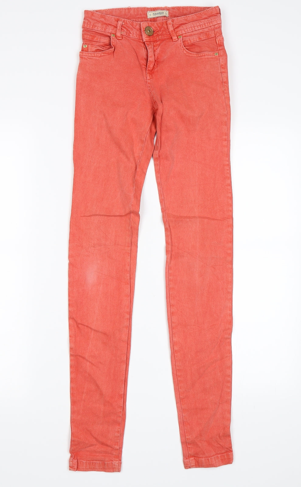 Pull & Bear Womens Pink   Skinny Jeans Size 24 in L32 in