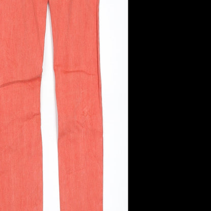 Pull & Bear Womens Pink   Skinny Jeans Size 24 in L32 in