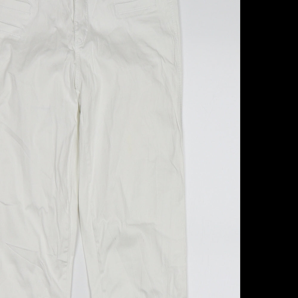 Womens UK Size 30 in Street One Regular Fit Skinny White Jeans