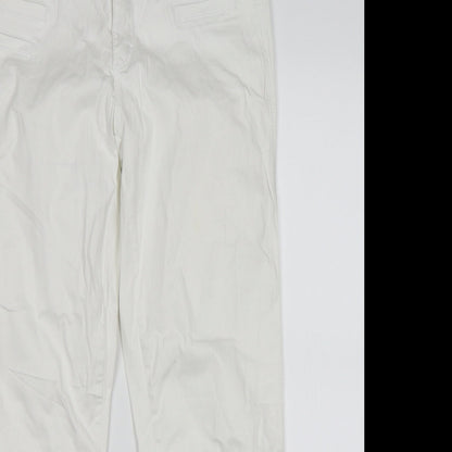 Womens UK Size 30 in Street One Regular Fit Skinny White Jeans