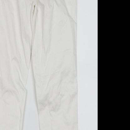 Womens UK Size 30 in Street One Regular Fit Skinny White Jeans