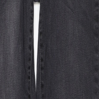 Womens UK Size 30 in Preworn Regular Fit Straight Black Jeans
