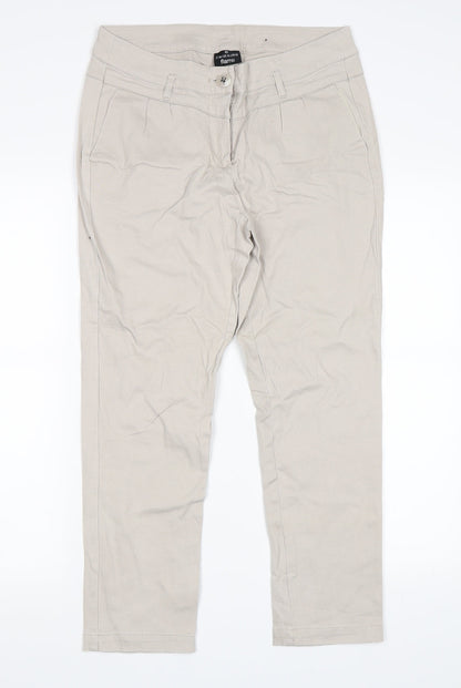 Flame Womens Grey   Chino Trousers Size 30 in L24 in