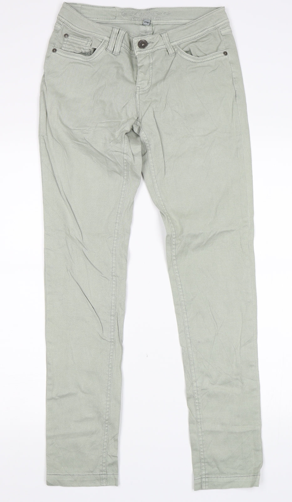 Eight2Nine Womens Green   Skinny Jeans Size 29 in L31 in