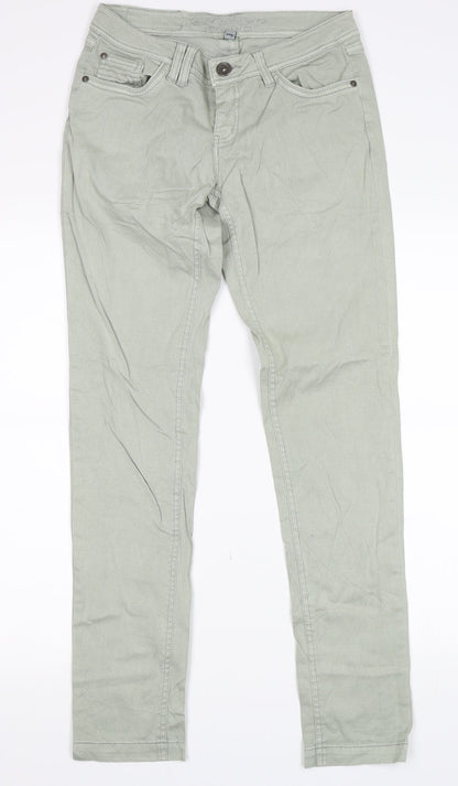 Eight2Nine Womens Green   Skinny Jeans Size 29 in L31 in