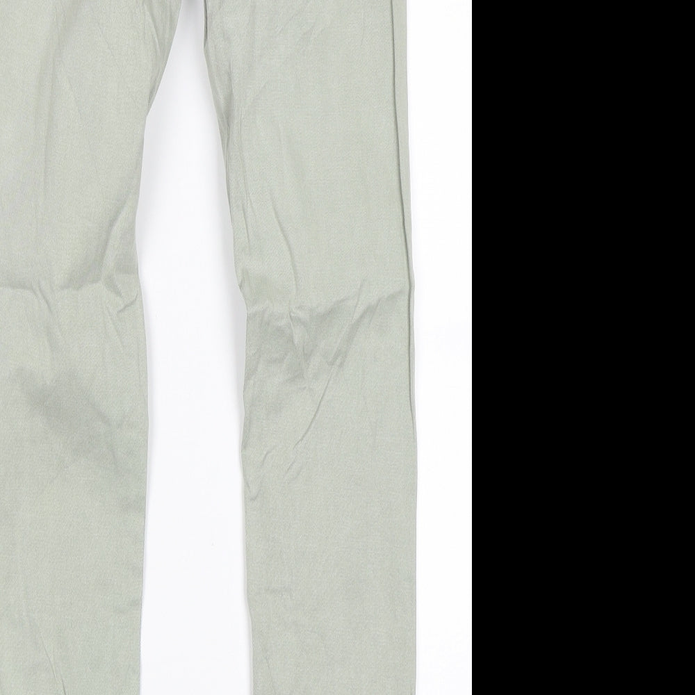 Eight2Nine Womens Green   Skinny Jeans Size 29 in L31 in